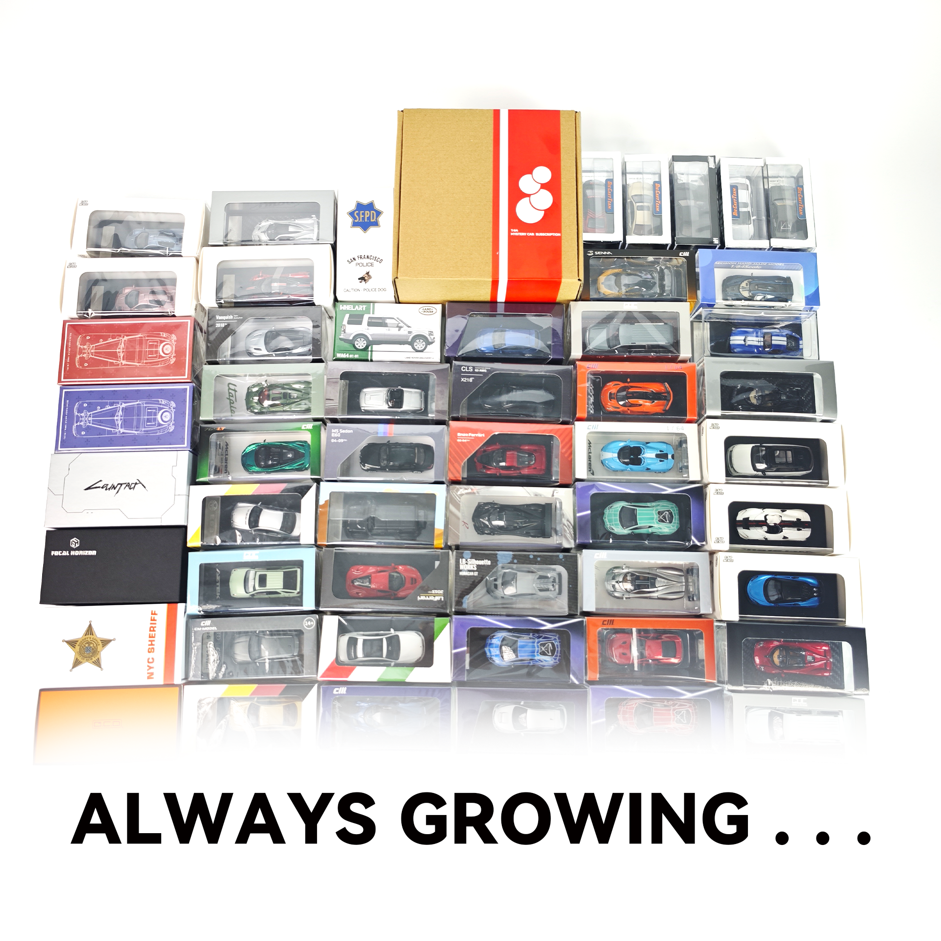 Monthly 1:64 Model Car Box