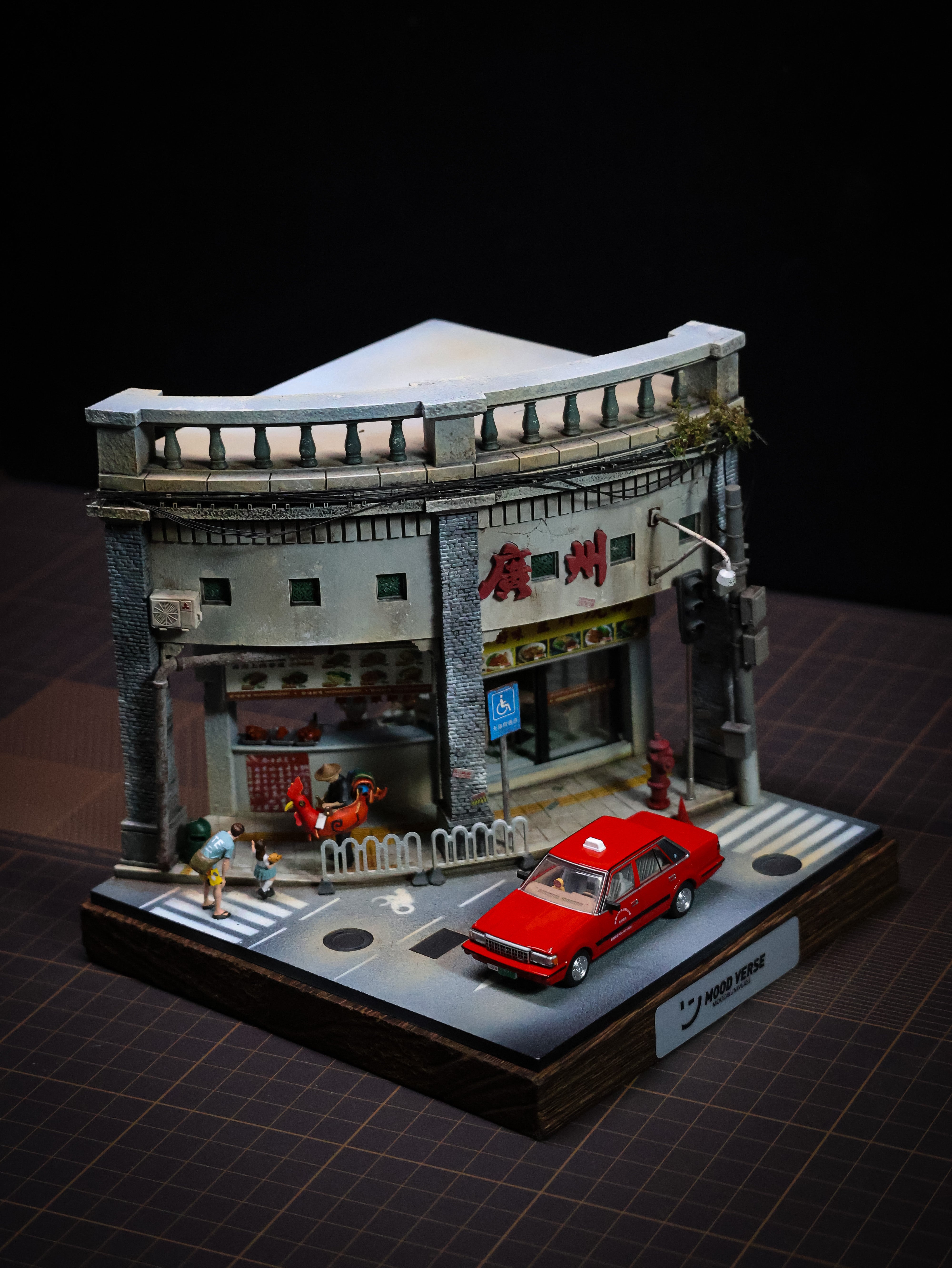 PRESAY-1/64 Chinese-styled street diorama-GuangZhou