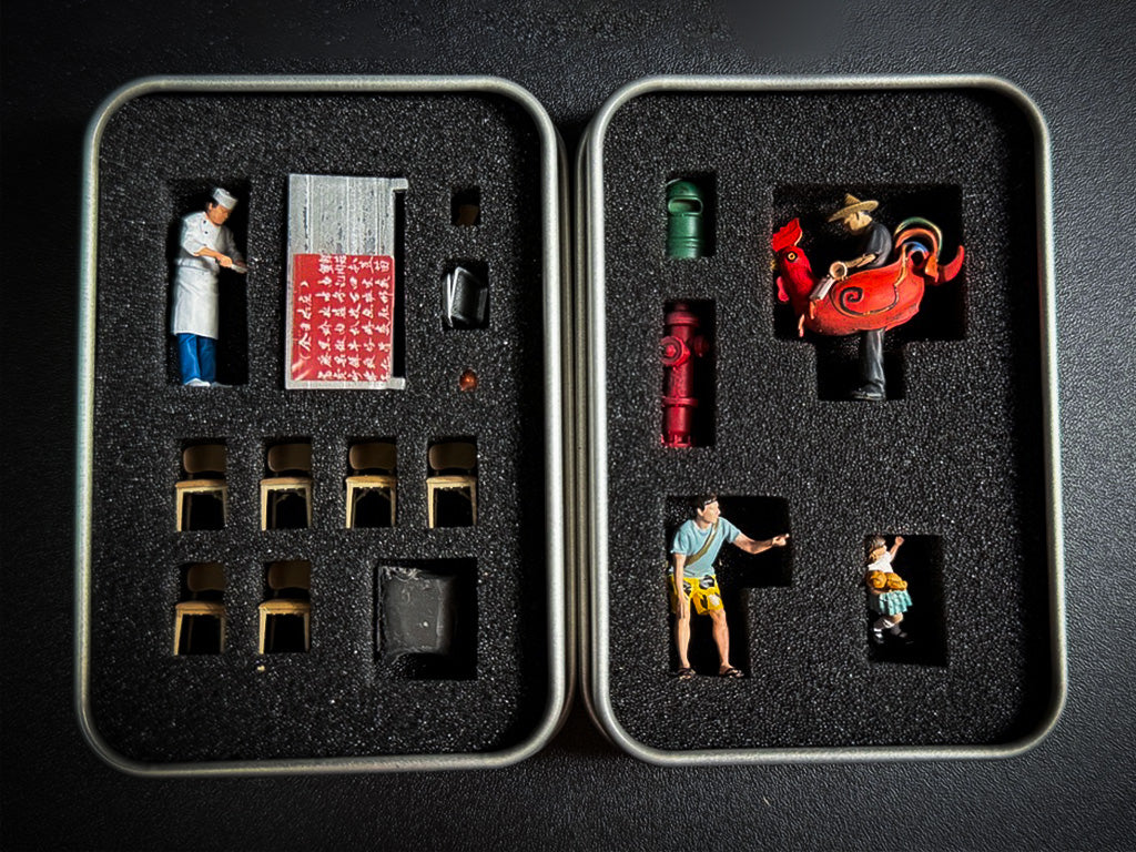 PRESAY-1/64 Chinese-styled street diorama-GuangZhou