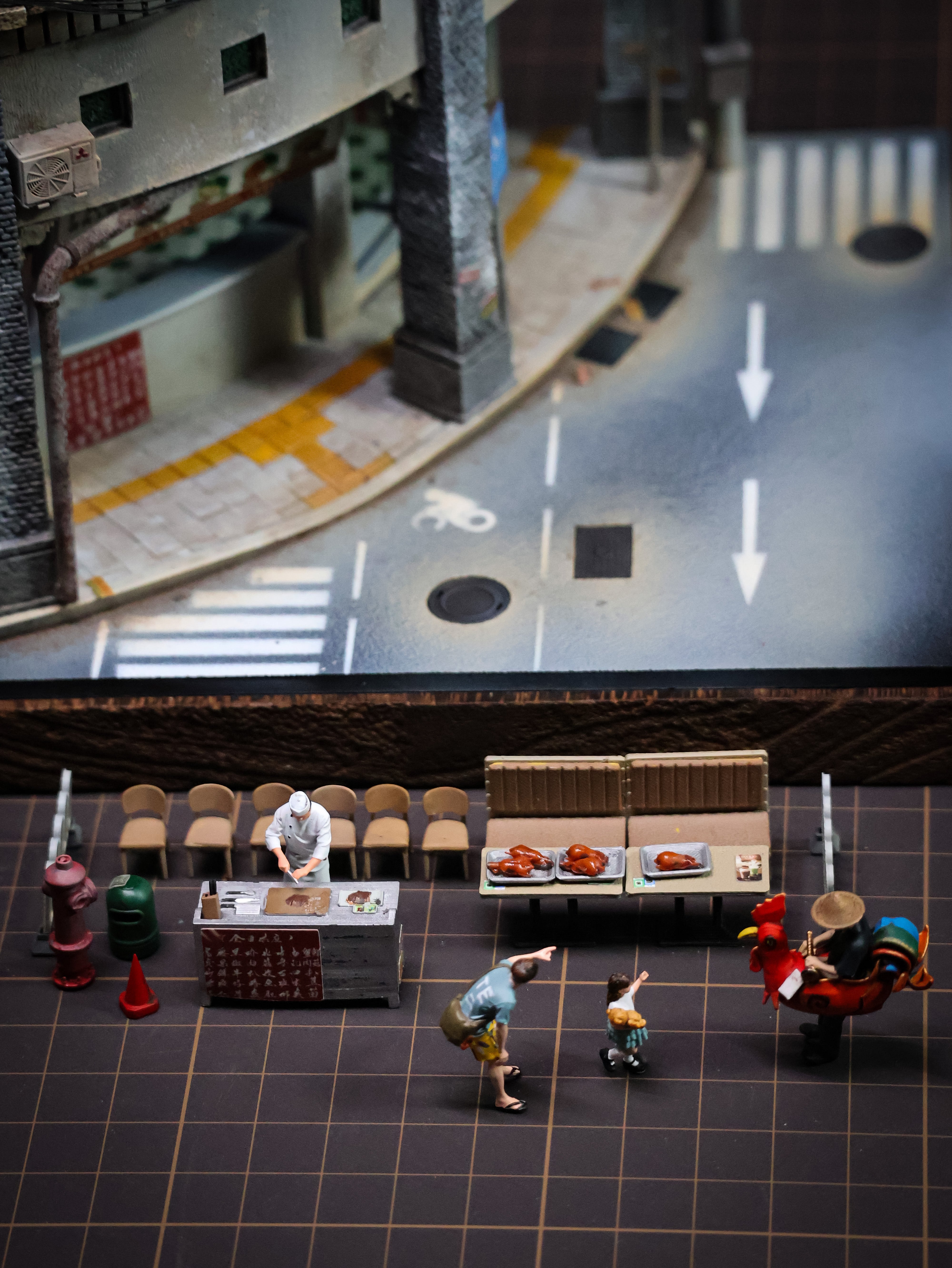 PRESAY-1/64 Chinese-styled street diorama-GuangZhou