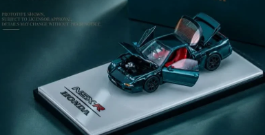 TOPART 1/64 Honda NSX‑R NA1 Metallic Dark Green TMCS Malaysia 2026 Limited Edition Diecast Model Car