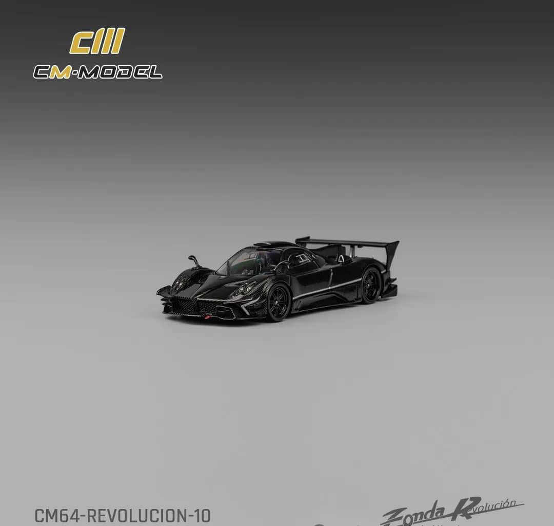 CM Model 1/64 Pagani Zonda Revolucion REV black