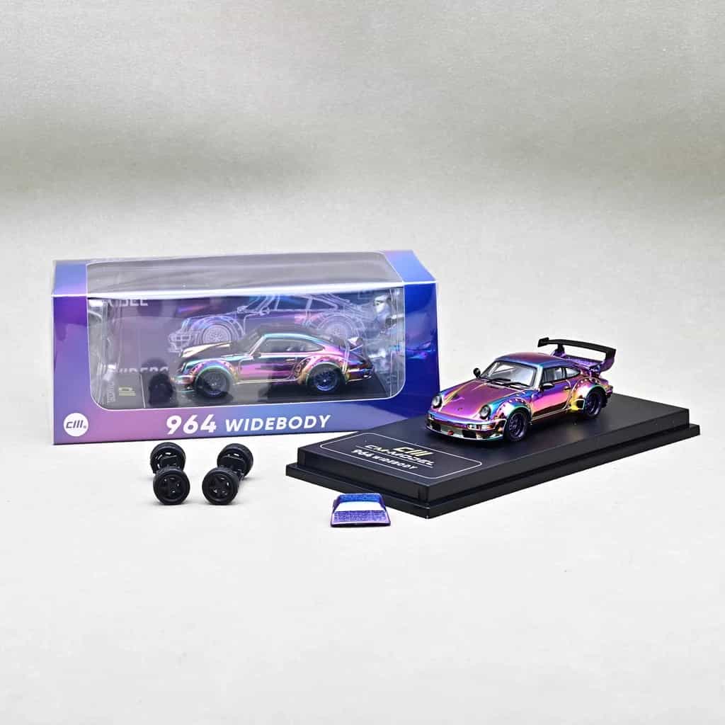 CM Model Porsche 964 Electroplated gradient with seven colors