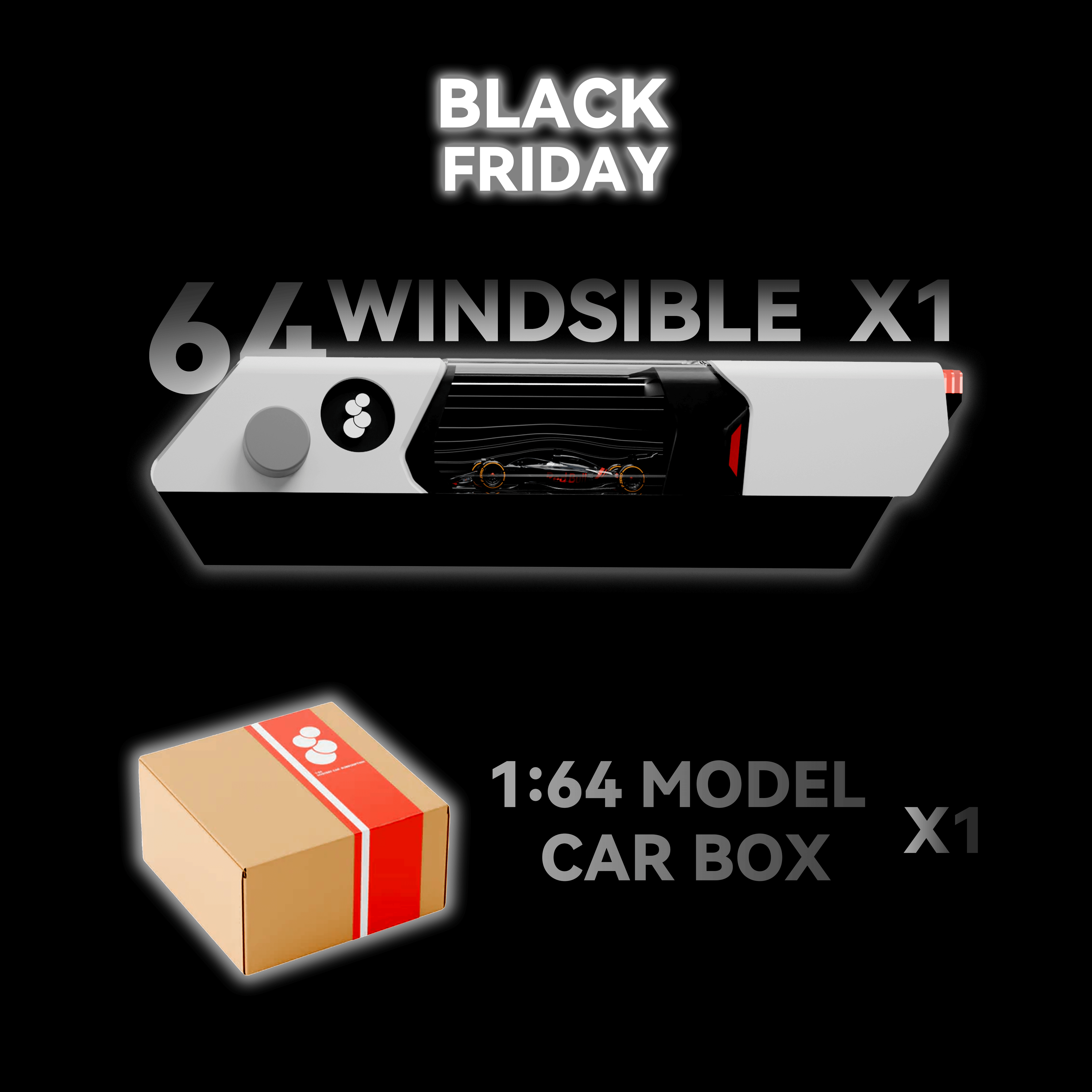 64 Windsible + Model Car Box*1