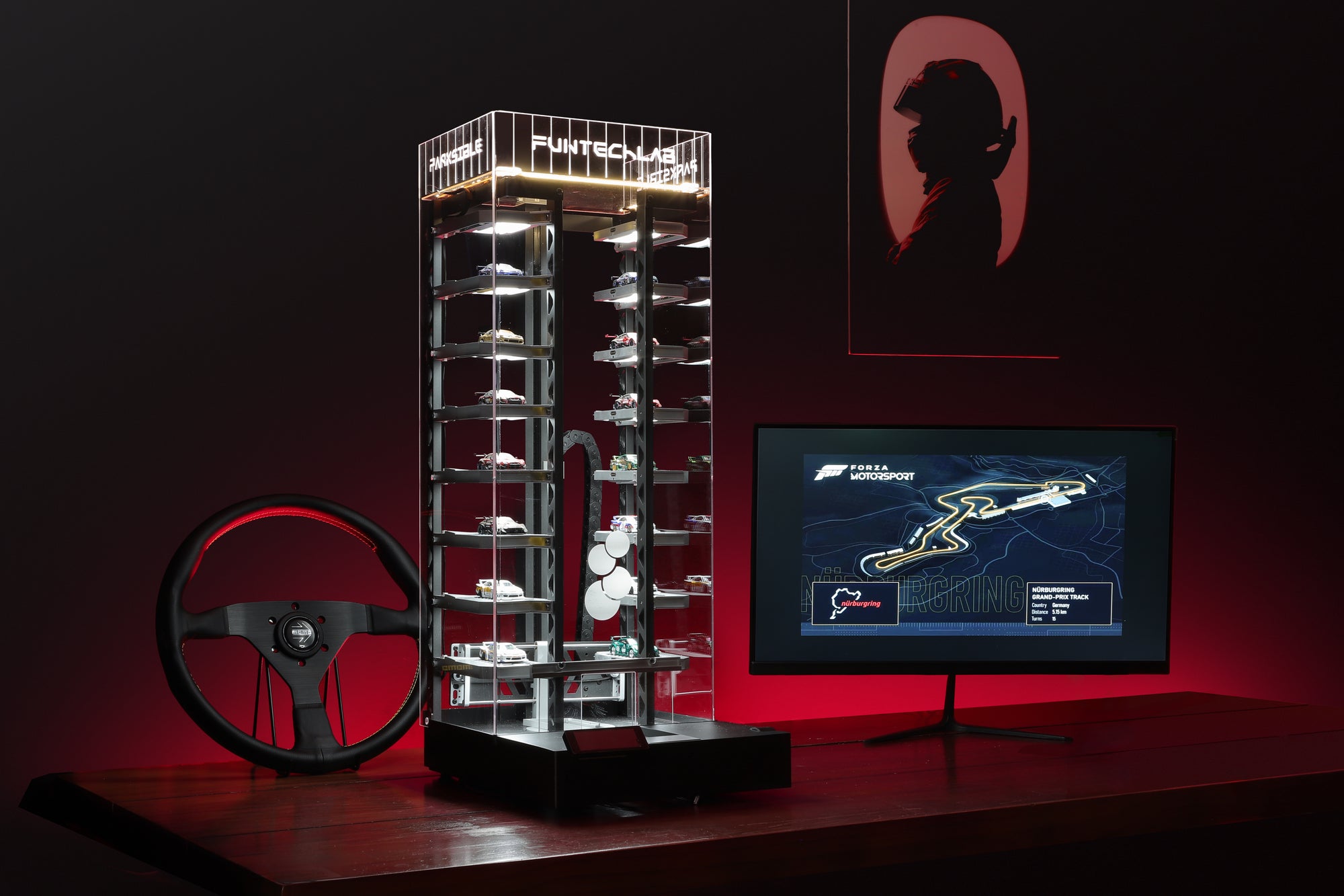 64 Parksible — Smart Automated Garage for Diecast Cars