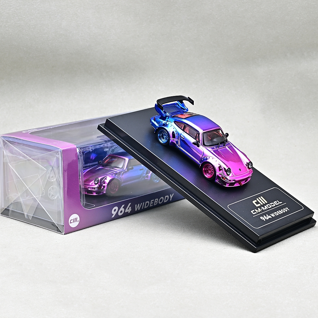 CM 1/64 Diecast 964 Widebody Metal