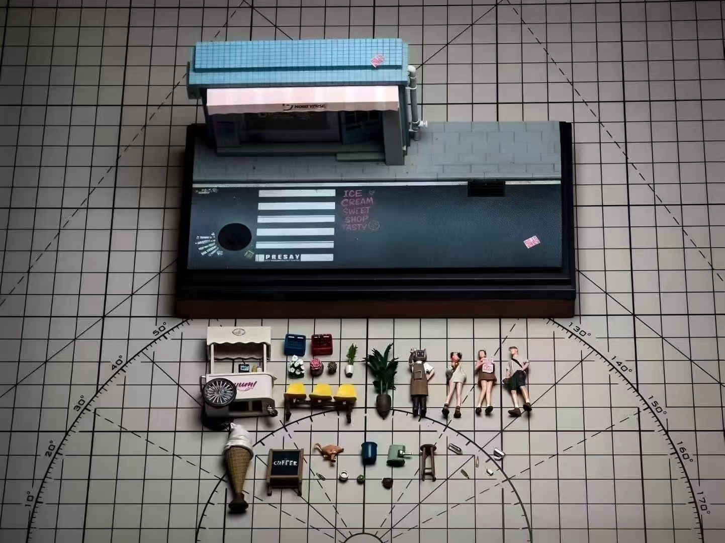 PRESAY-1/64 Ice-cream stand