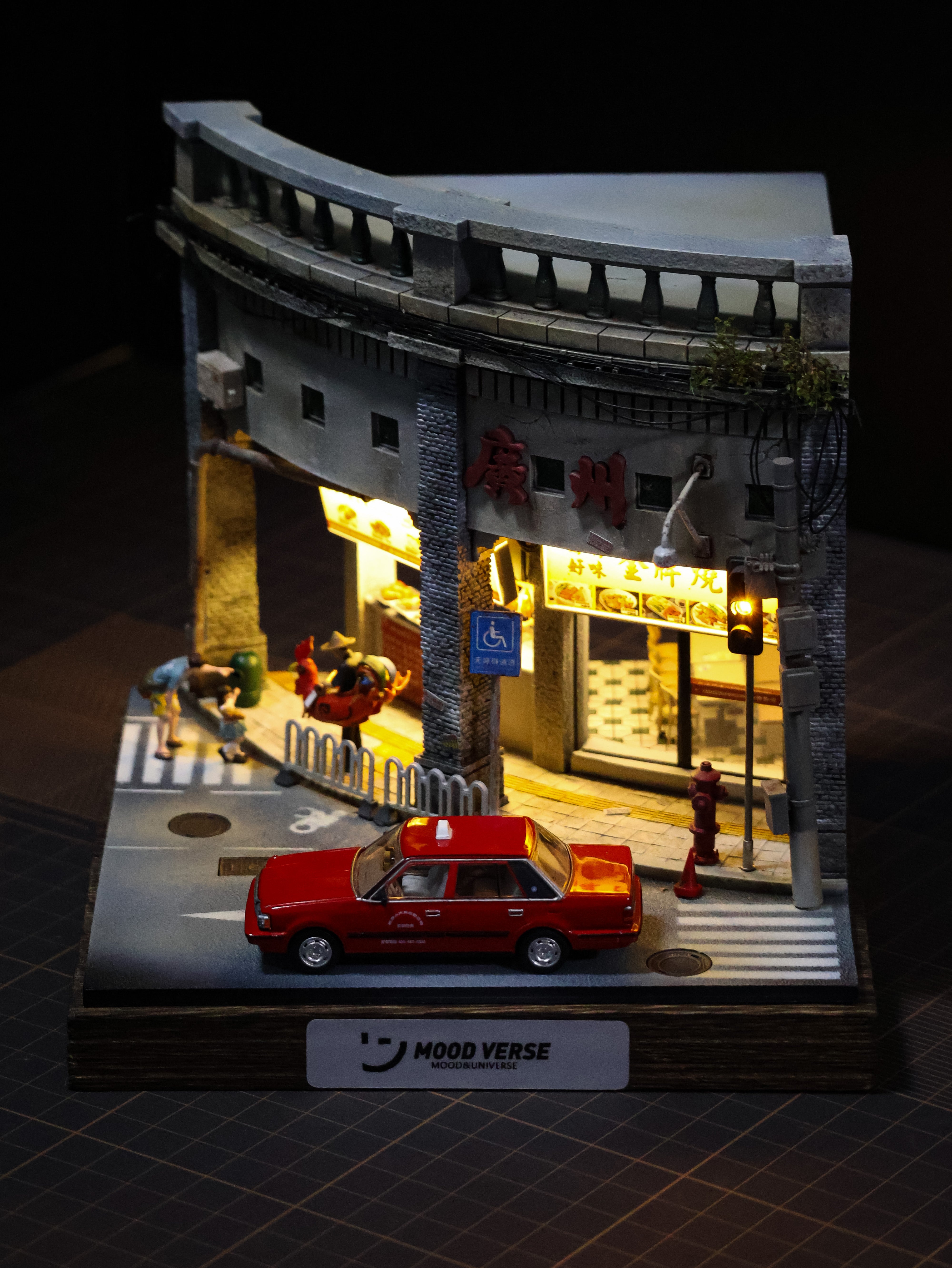 PRESAY-1/64 Chinese-styled street diorama-GuangZhou