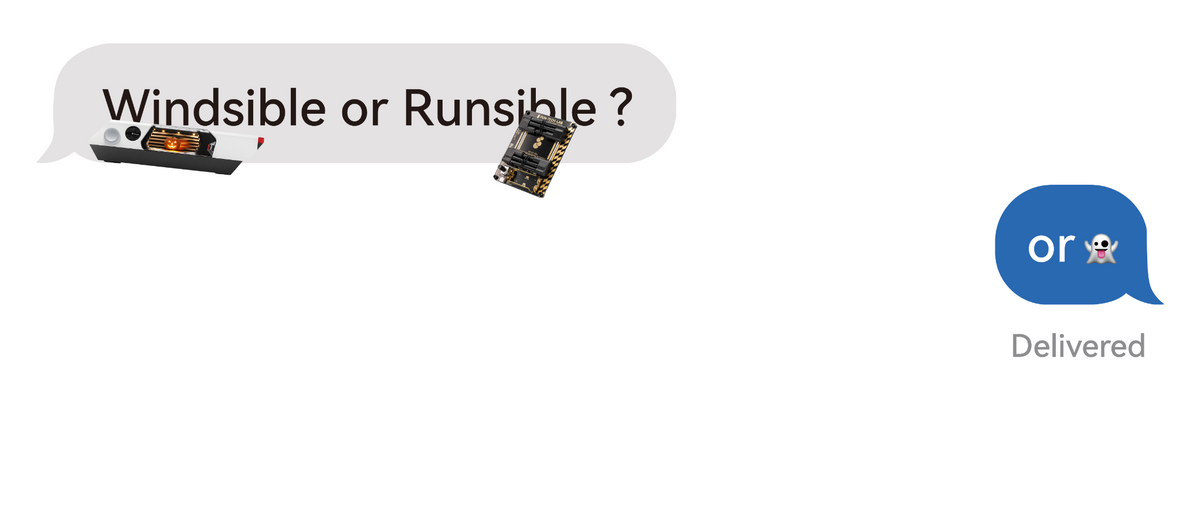 Windsible or Runsible? Halloween offer