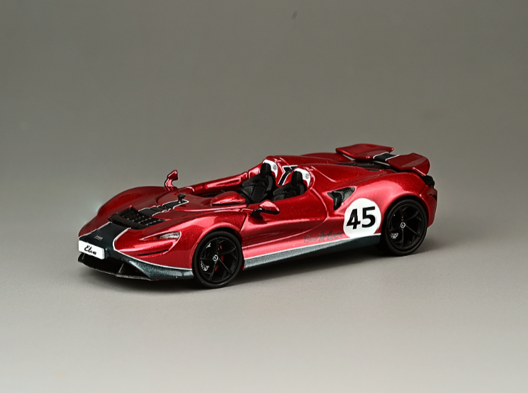 CM-Model 1:64 Mclaren Elva Metallic Metallic Red