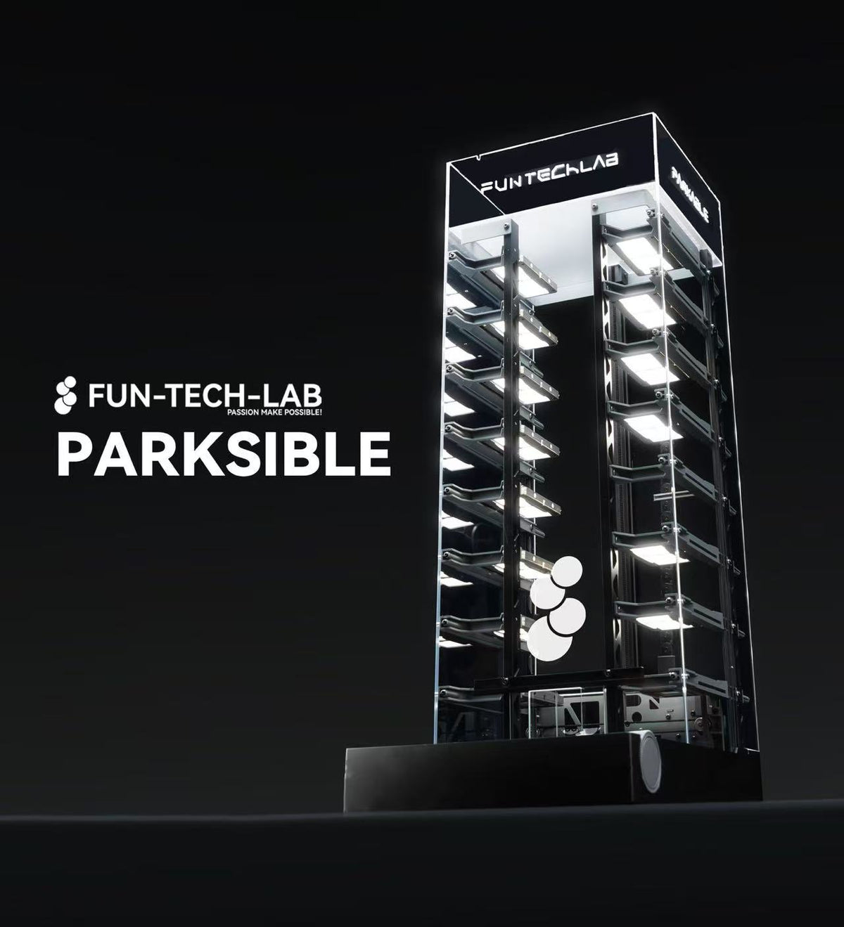 64 Parksible — Smart Automated Garage for Diecast Cars
