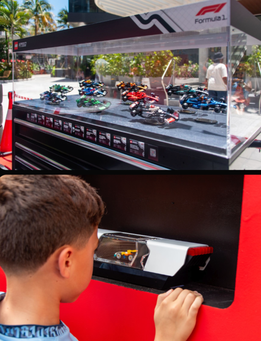 Windsible airflow experience at an official LEGO Formula 1 event