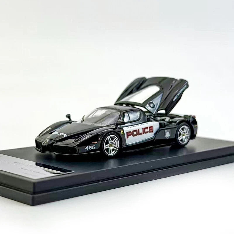 King Model 1/64 Ferrar i Enzo Police Car